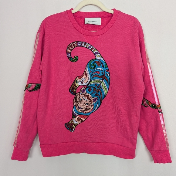 Custo Barcelona Tops - CUSTO BARCELONA Graphic sweater lion